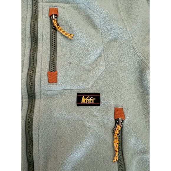 REI Co-Op Trailsmith Polartec Fleece Zip Up Jacket Kids M 10-12 Outdoor Warm - Picture 7 of 7